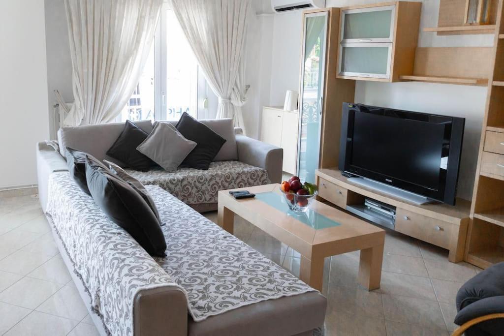 2 Bedroom Holiday Flat, Renovated, In The Centre Asprovalta Zewnętrze zdjęcie